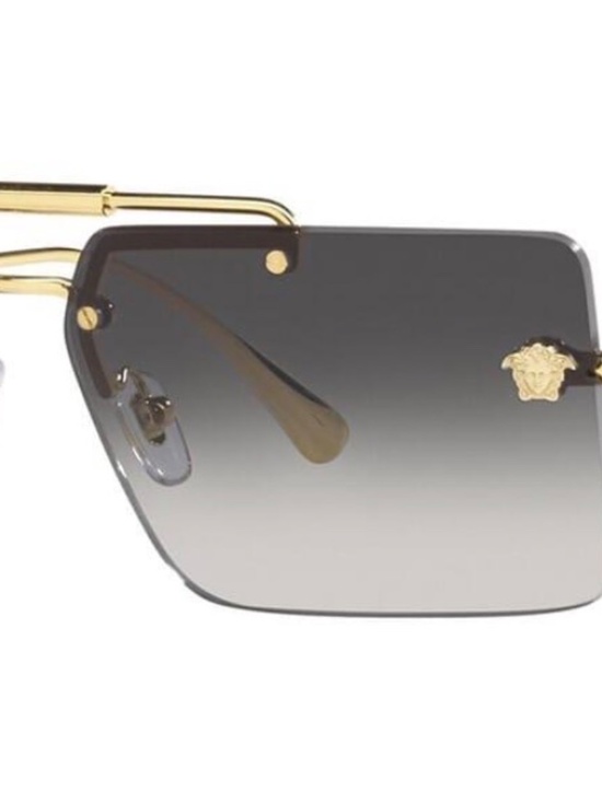 Versace *BRAND NEW* Full Set 0VE2245 Sunglasses Gold Frame, Gray Lenses, 60MM main image 13